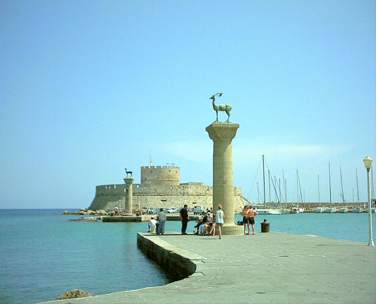 Rijeka waterfront near the cruise passenger area